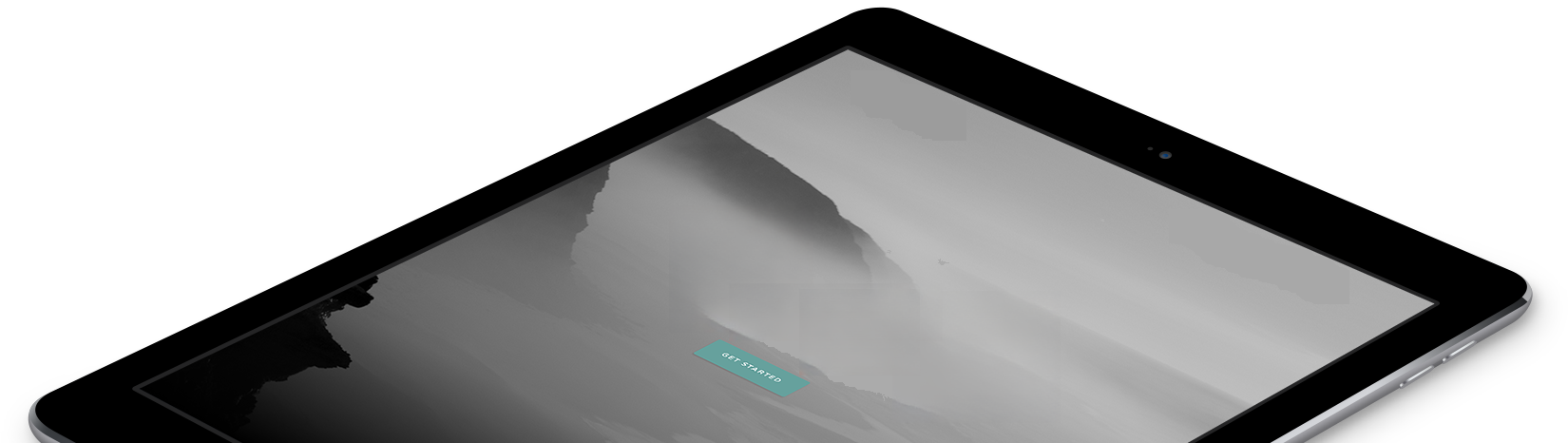 iPad showing software interface
